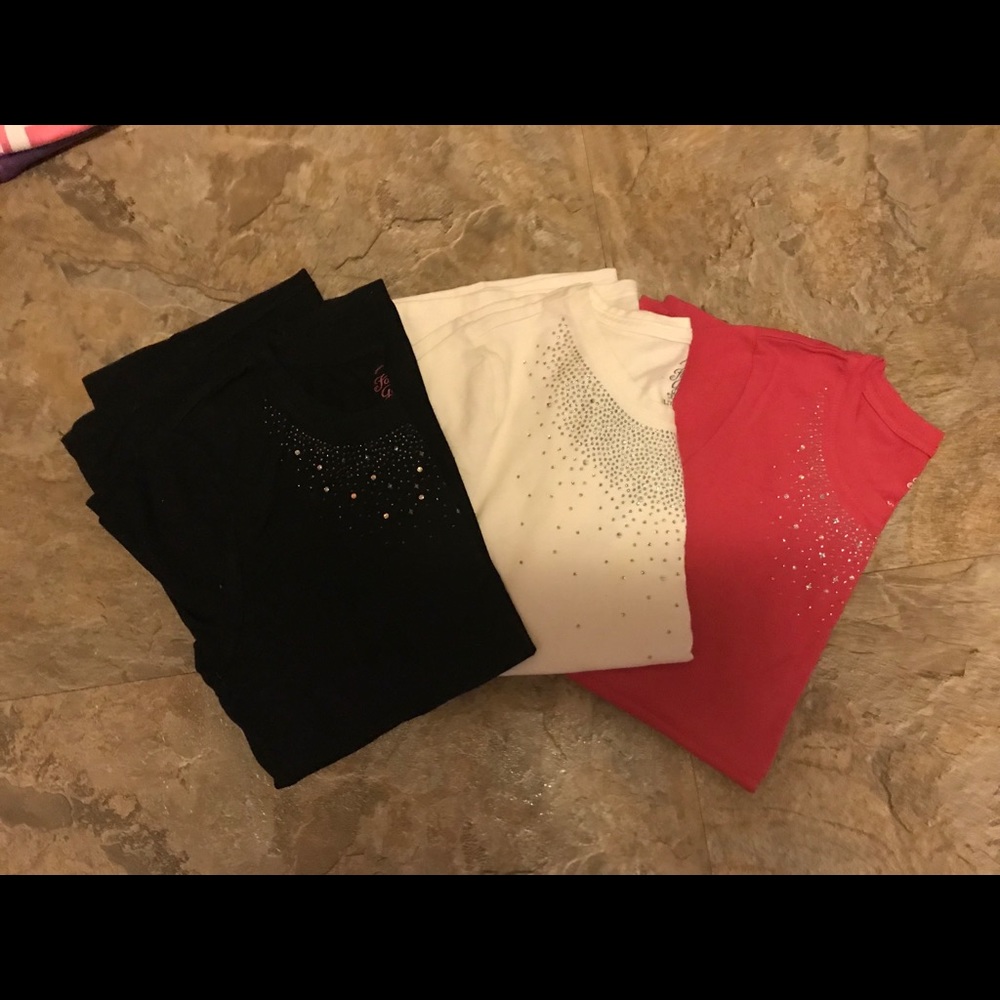Girls sparkly T-shirts